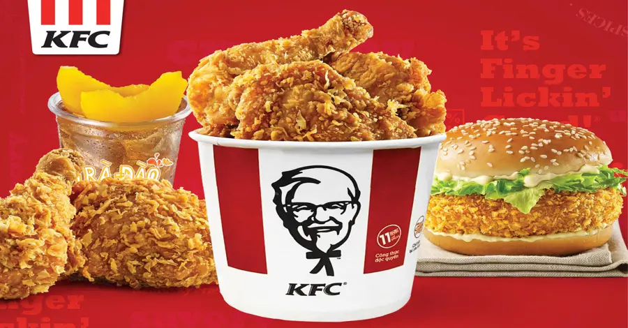 Đùi gà KFC giòn cay hấp dẫn tại AEON Mall Hải Phòng