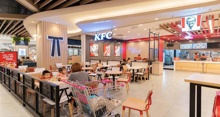 Không gian KFC AEON Mall Hải Phòng